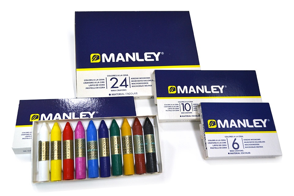 Ceras MANLEY caja 15 colores