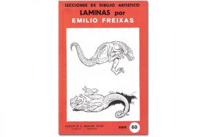 Láminas serie roja de Freixas nº 60 Dinosaurios y reptiles