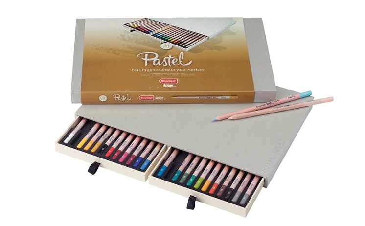 Lápiz pastel Bruynzeel, caja de 24 colores - Web del Taller Aceña-Olmedo