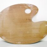 Paleta oval de madera