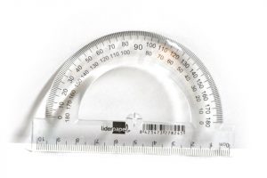 Regla portaángulos de 10 cm