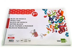 Bloc de música Liderpapel