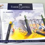 Caja metálica 24 pinturas color Faber Castell
