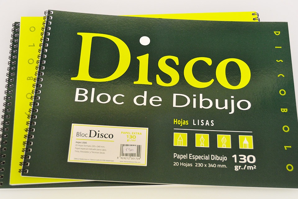Bloc de dibujo DISCO - Taller de dibujo y pintura Aceña - Olmedo