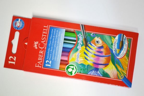 Pinturas acuarelables 12 colores Faber Castell