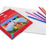 Caja cartón de 24 lápices color Faber-Castell