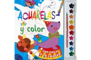 Libro infantil para dibujar: Acuarelas y color, editorial Susaeta