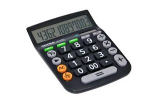 Calculadora Catiga, con números extra grandes