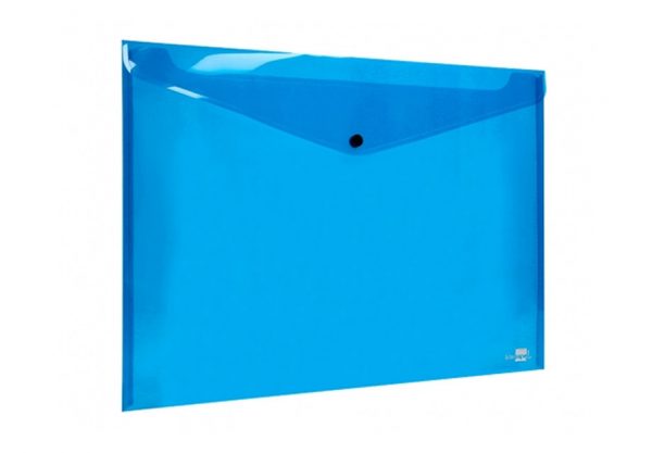 Carpeta A3 dossier broche Liderpapel, color azul