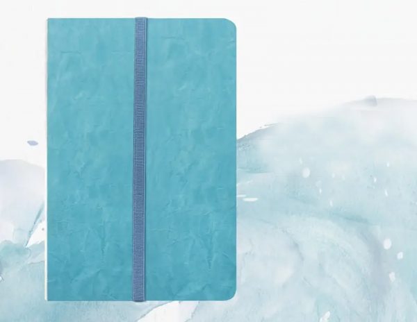 Cuaderno azul de Bocetos Acuarela marca Potentate 13x19cm - Imagen 2
