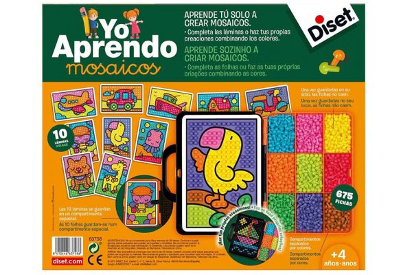 Juego Diset didáctico "Yo aprendo mosaicos" - Imagen 2