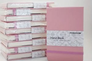 Cuaderno rosa de Bocetos Acuarela marca Potentate 9x14cm