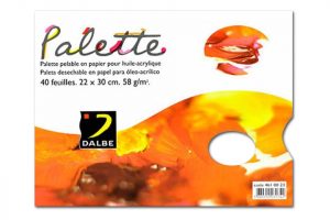 Paleta de 40 hojas desechables Dalbe