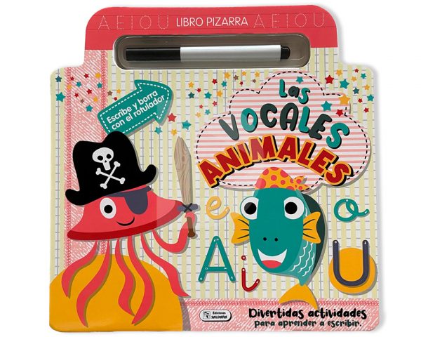 Mi libro pizarra «Las Vocales Animales»