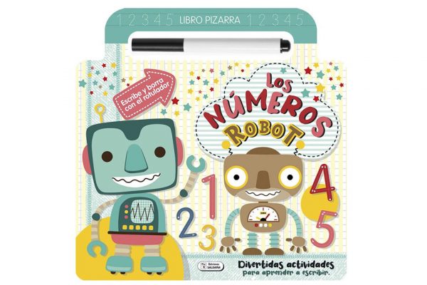 Mi libro pizarra «Los Números Robot»