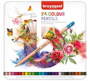Caja metálica de 24 colores Bruynzeel Expression