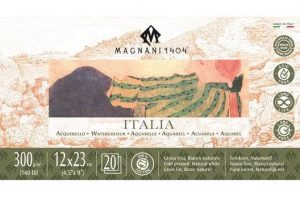 Cuaderno de acuarela Magnani 1404 Serie Italia 12x23cm