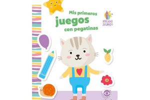 Cuento gatito “mis primeros juegos con pegatinas” de Imagiland