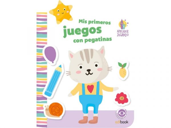 Cuento gatito “mis primeros juegos con pegatinas” de Imagiland