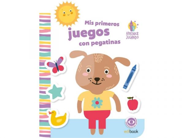 Cuento perrito “mis primeros juegos con pegatinas” de Imagiland