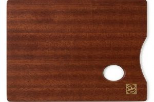 Paletas rectangulares de madera barnizada, de Royal Talens