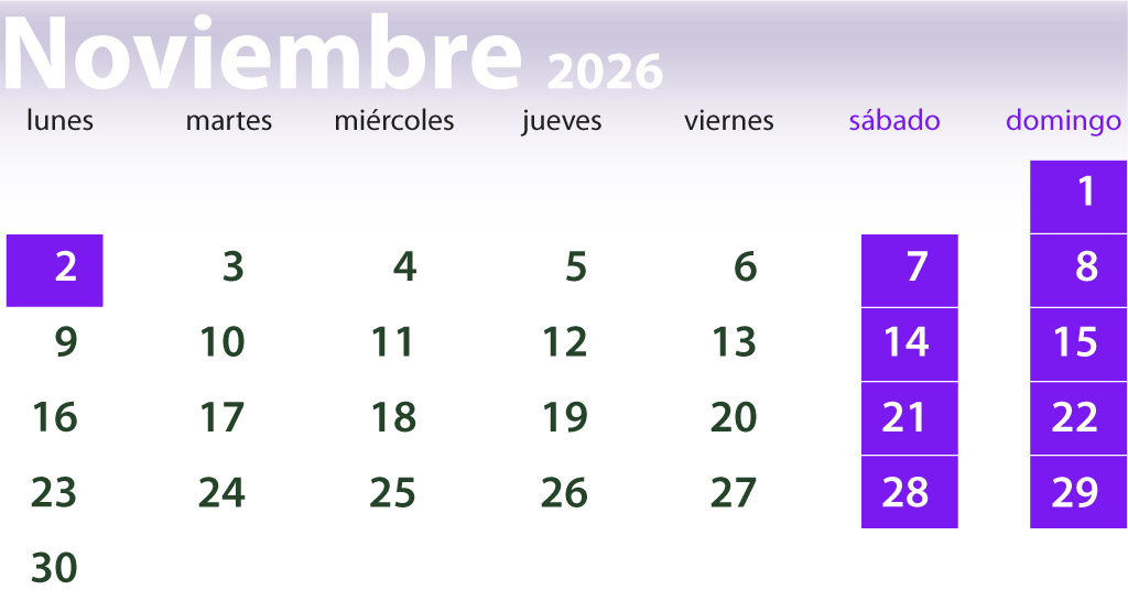 Noviembre 2026